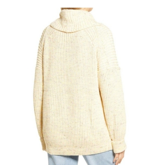 New Free People cowl neck Knitted  Sweater - Picture 10 of 14